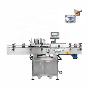 Fully Automatic Double Sided Can Label Applicator for Canned Tuna