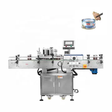 Fully Automatic Double Sided Can Label Applicator for Canned Tuna