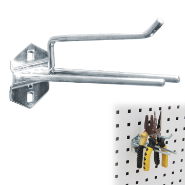 Steel Metal Hook for Square Hole Pegboard - Pliers Tool Suspension