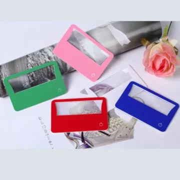 Magnifier Bookmark 3X Magnifying Glass with LED Light, PVC Lens, 180*120mm