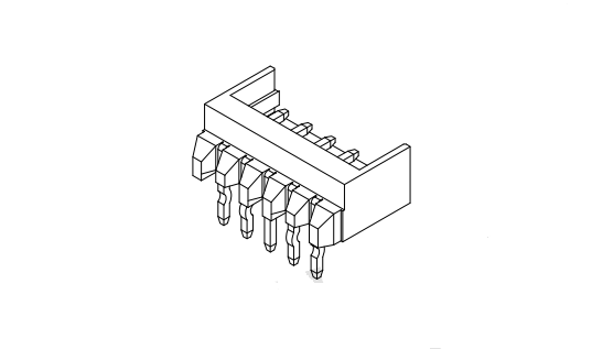 Connettore a 90 ° da 2,00 mm Serie connettore AW2010R-NP