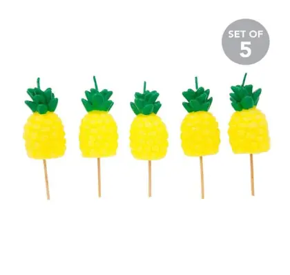 Fruit Themed Cake Candles in Pineapple
