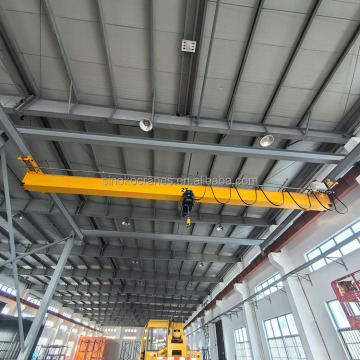 5 -Tonnen -Einzelträger -Overhead -Kran mit elektrischem Hebezeug - Workshop Crane zum Verkauf