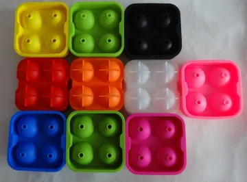 100% food grade silicone ice cube tray /silicone ice ball tray