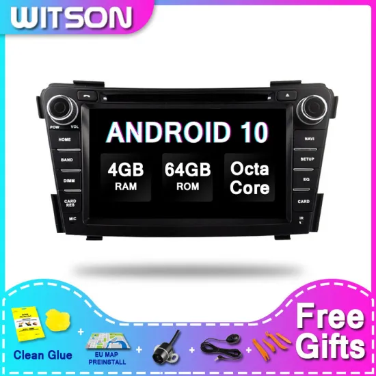 WITSON ANDROID 10.0 Android Car DVD Player For HYUNDAI I40 2012-2014 4GB 64GB