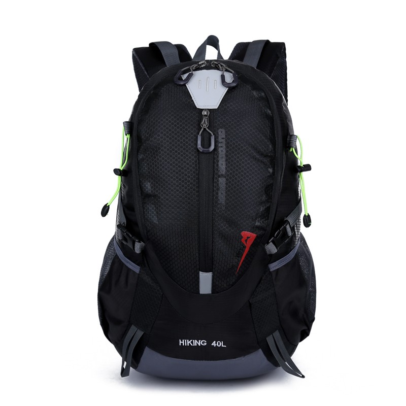 Черный рюкзак для пеших прогулок большой емкости для молодежи