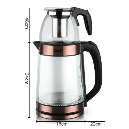 Premium RAF Borosilicate Glass Teapot - Health Multi-Functional Kettle