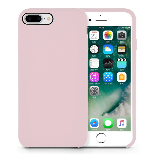 Factory colorful liquid silicone case for iphone7 plus
