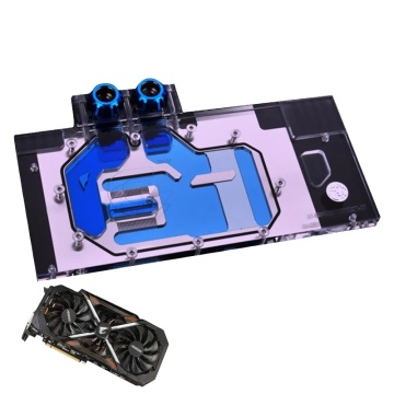 Bykski GPU Water Block per gigabyte Aorus GTX 1080 TI Scheda grafica-5V/12V RGB Sync N-Gv1080Tixt-X
