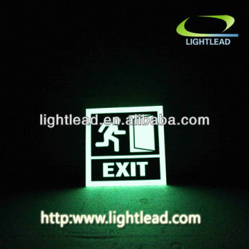 Night glow safety signs, different design night glow signs