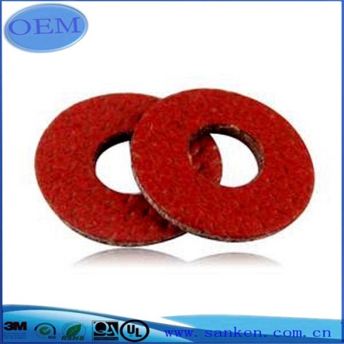 Die Cut Cách điện Vulcanized Fiber Red Gasket