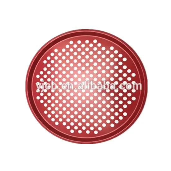 Red 32cm Pizza Plate Dishes Baking Pan Tray