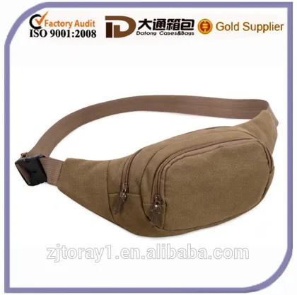 First Class Canvas Cycling Travel Waist Bag