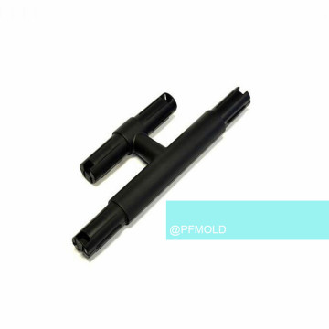 Plastic injection molded pipe fittings