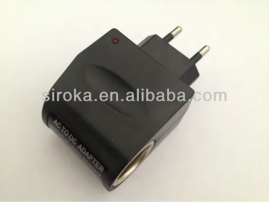 Universal EU plug car charger adapter AC/DC converter