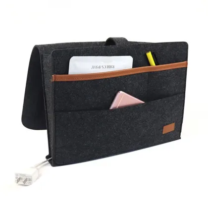 felt bedside caddy organizer felt storage organizer felt hanging organizer