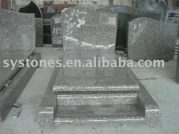 granite sandblasting custom bench tombstone