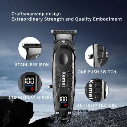 Electric Cordless Rechargeable USB Hair Trimmers & Clippers Barber Shaver Trimmers