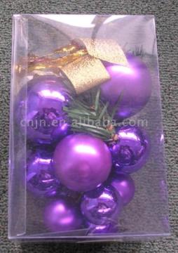 plastic grape shape christmas ball