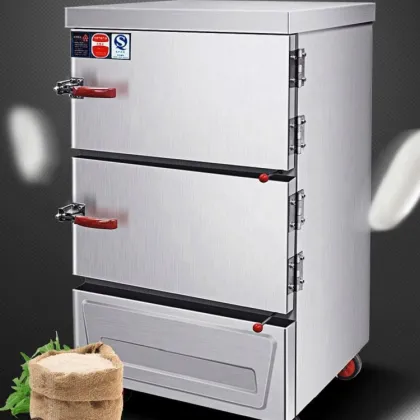 Professional Electric Food Steamer for Commercial Rice Cooking