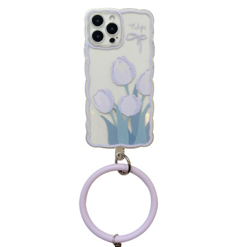 Luxury Soft Touch Ring Phone Case for iPhone 12/13/14/15 Pro Max - Shockproof Full Coverage