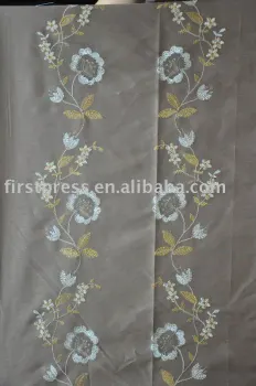 FAUX SILK EMBROIDERY FABRIC