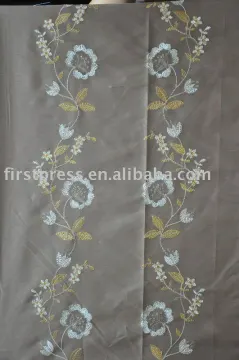 FAUX SILK EMBROIDERY FABRIC