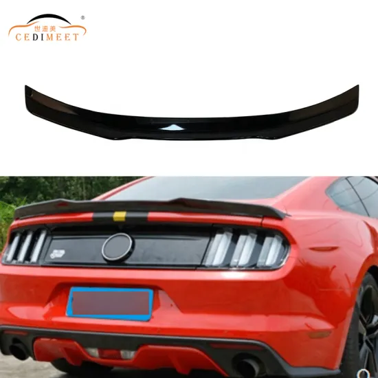 Glossy Black ABS Body Kit Car Spoiler for Mustang GT350