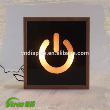 Picture Frame LED Light Box , Wood Frame Light Box , cable Wooden Light Box , advertising display light box