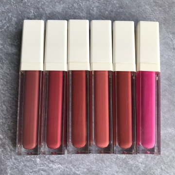 Wholesale Custom Lip Gloss Tubes with New Design Clear Lipgloss Base and White Finish