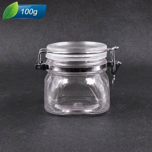 Maschera facciale per il vaso 100g PET pot sigillo trasparente vaso lattine di imballaggio alimentare Store