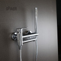 Chrome Finish Hot And Cold Shower tap