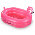 Piscina infantil inflável para crianças de flamingo rosa