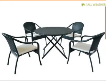 The luxury dining table and chair