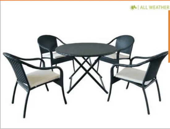 The luxury dining table and chair