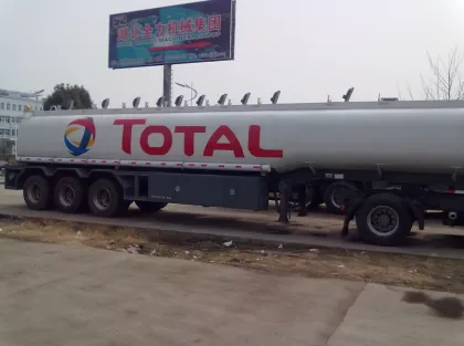 3 axle ADR fuel tank semi-trailer design for TOTAL group