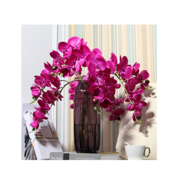 YAYUN KZ-1012: Top Quality Hot Sale Artificial Latex White Orchid Phalaenopsis