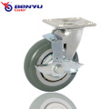 Heavy-Duty High Elastic Side Brake Casters Wheel