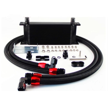 19 rangées 248 mm An10 Kit de refroidisseur d'huile britannique avec supports pour BMW E36 Euro E82 E9X 135/335 E46 M3 E90 E92