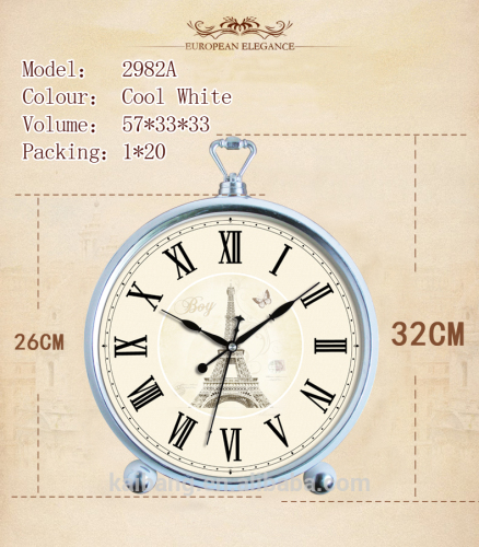 plastic wall clock, quartz clock movement