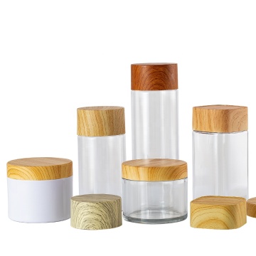 Wood Grain Lid Custom Water Transfer Printing Service for Plastic Bottle Covers