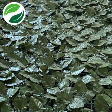 Simulated sewn net peach leaves