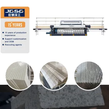CNC 14 Motor Stone Vertical Edging and Polishing Machine