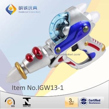 Plastic B/O gun with flash and sound