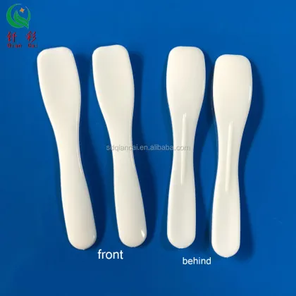 Glass Jar Face Cream with Cosmetic Facial Spatula and Plastic Spoon