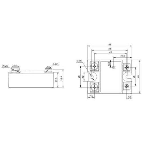 Low Forward Voltage Solid State Relay SSR HD6025