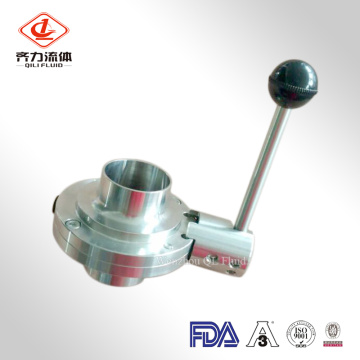 Sanitary Weld Butterfly Valve