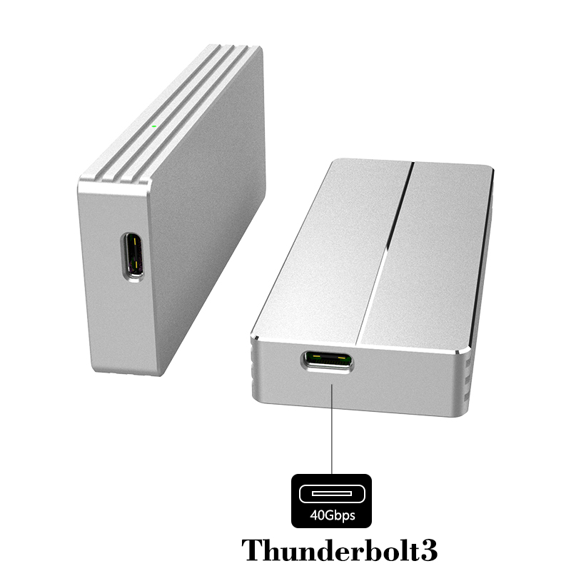 Высокоскоростный Thunderbolt 3 40 Гбит / с типа C SSD корпус