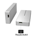 2TB Thunderbolt 3 40Gbps Type-C SSDアルミニウム合金