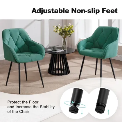 Dining Kitchen Upholstered Ergonomic Dressing Table Chairs